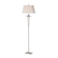 Bowstring Nickel Finish Contemporary Floor Lamp