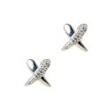 Sterling Silver Crystal Stud Earrings
