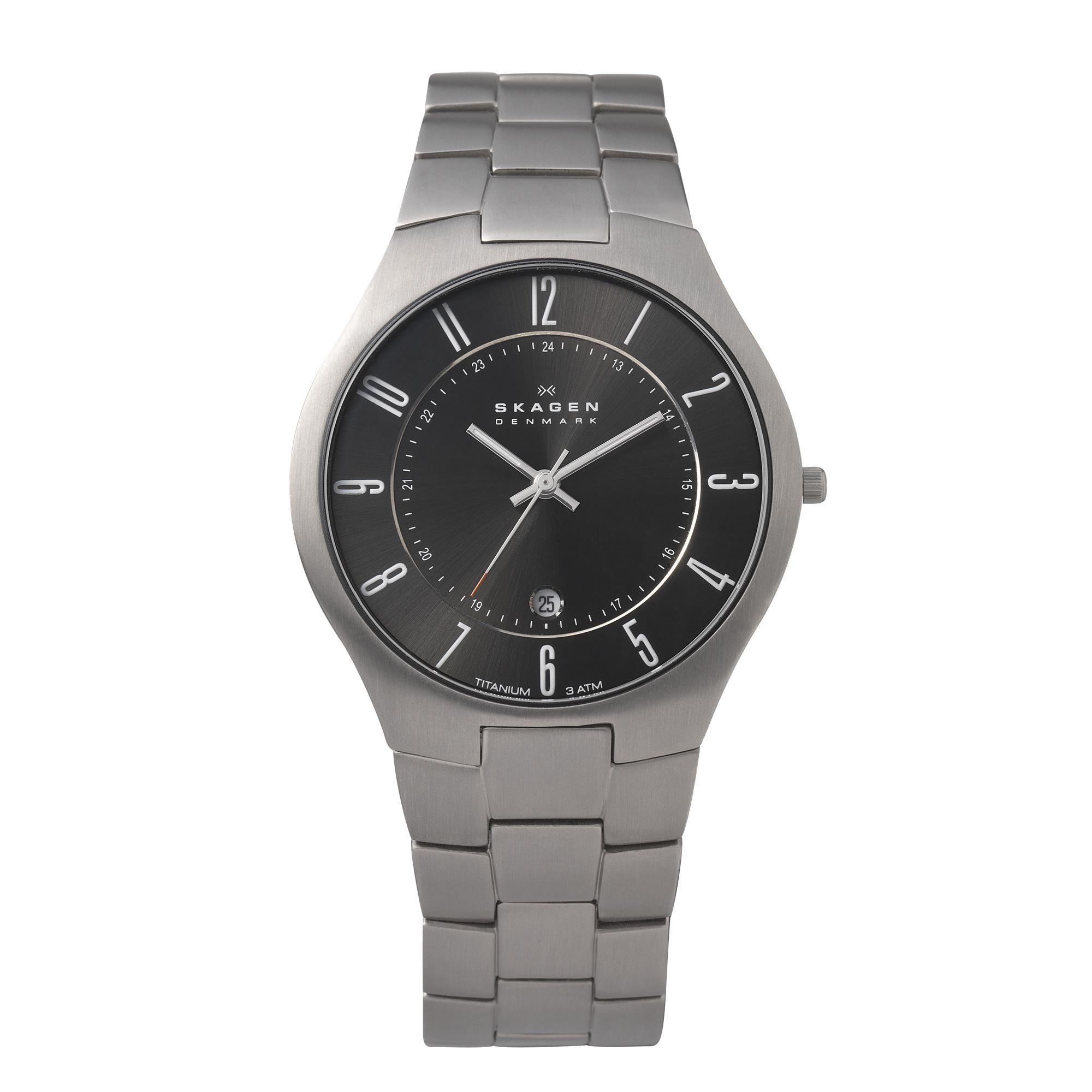 Skagen Men's 801XLTXM Grey Titanium Quartz Watch