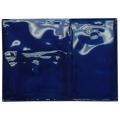 Plastic Blue 3-pocket Booklet Envelope with Velcro Closure (Pack of 12)