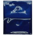 Plastic Blue 2-pocket Open-end Envelope with Velcro Closure (Pack of 12)