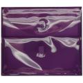 Plastic Purple 2-pocket Open-end Envelope with Velcro Closure (Pack of 12)