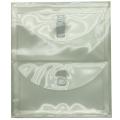 Plastic Clear 2-pocket Open-end Envelope with Velcro Closure (Pack of 12)