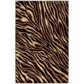 Watamu Beige/ Brown Animal Rug (8' x 10')