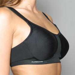 Pure Lime Black High Impact Support Sports Bra