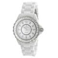 Peugeot Women's Swiss White Genuine Ceramic Crystal Bezel Watch