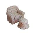 Kids Chair and Ottoman Set