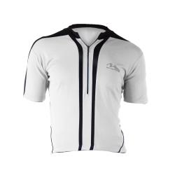 Cycle Force Men's M-Wave White Bicycle Jersey-Image