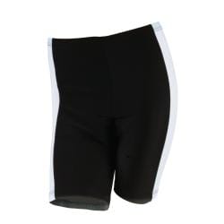 Cycle Force Women's M-Wave Black/ White Bicycle Shorts-Image