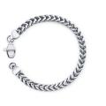Stainless Steel Men's Wheat Bracelet