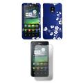 T-Mobile G2x/ LG Optimus 2X Midnight Flowers Case with Screen Guard