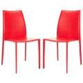 Jazzy Vinyl Red Side Chairs (Set of 2)