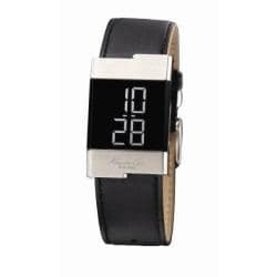 Kenneth Cole Women's Digital Leather Band Watch