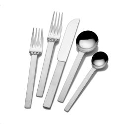 Sasaki Drama 45-piece Stainless Steel Flatware Set 