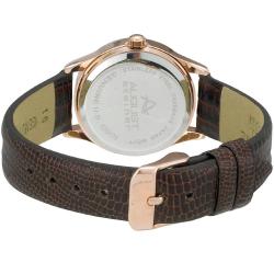 August Steiner Women's Indian Head Penny Collectors Rose Coin Watch 
