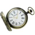August Steiner Men's Walking Liberty Half Dollar Antique Gold Pocket Watch