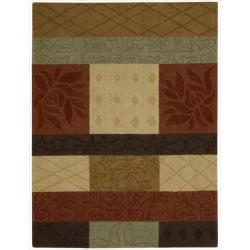 Hand-tufted Multicolor Panache Rug (7'3 x 9'3)