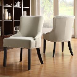 Westmont Tan Velvet Chair (Set of 2)