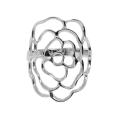 Sterling Silver Flower Web Ring
