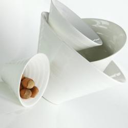  Infinity 4-inch Swirl Cone Bowl (Case of 48)