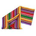Cotton 'Violet Fantasy' Table Runner (Guatemala)