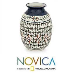 Ceramic 'Golden Constellation' Vase (Mexico)