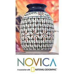 Ceramic 'Golden Constellation' Vase (Mexico)