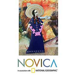 Handcrafted Wood 'Adelita' Display Jigsaw Puzzle (Mexico)