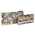 Set of 2 Recycled Metalized Wrapper 'Shine' Cosmetic Bags (Guatemala)