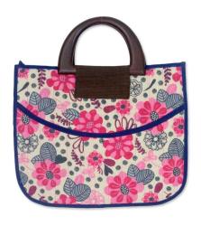 Cotton 'Chiang Mai Bouquet' Large Tote Handbag (Thailand)