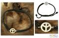 Sterling Silver 'Just Peace' Charm Bracelet (India)