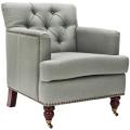 Manchester Green Grey Club Chair
