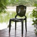 Canali Carbon Graphite Polycarbonate Chair (Set of 2)