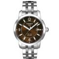 Tissot Men's PRC 200 Stainless Steel Brown Dial Watch