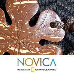 Coconut Shell 'Blossoms' Belt (Thailand)