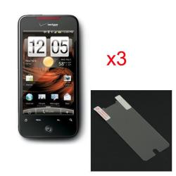 Premium HTC Incredible Clear Screen Protector (Pack of 3)