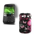 Premium BlackBerry Bold 9900/ 9930 Pink Butterfly Protector Case