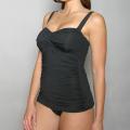 Jantzen Women's Black Maillot Vamp One-piece Swimsuit