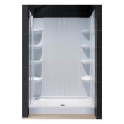 Infinity Plus Shower Door/Amazon Shower Base and Backwall Tub to Shower Kit