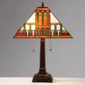 Tiffany Style Mission Table Lamp