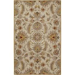 Hand-tufted Stage Gold Wool Rug (9' x 12')