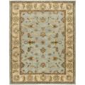 Handmade Heritage Kashmar Light Blue/ Beige Wool Rug (8'3 x 11')