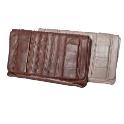 David & Scotti 'Waterfall' Nappa Leather Clutch 