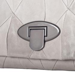 David & Scotti Origami Distressed Glazed Leather Clutch