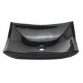 DeNovo Black Pearl Stone Vessel Sink and Faucet Combo