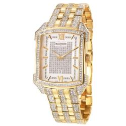 Wittnauer Men's 'Crystal' Yellow Goldplated Stainless Steel Quartz Watch