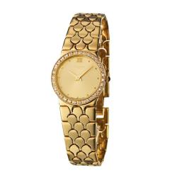 Wittnauer Women's 'Dress' Yellow Goldplated Stainless Steel Quartz Watch