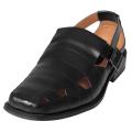 Boston Traveler Men's Leather Buckle Accent Sandals