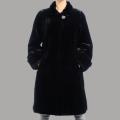 Nuage Women's Beaver Faux Fur Short Coat