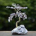 Handcrafted Tourmaline 'Happiness' Gemstone Tree Sculpture (Brazil)